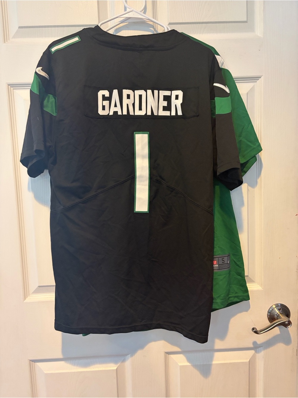 NFL Gardner #1 Black and Green Women's Jersey